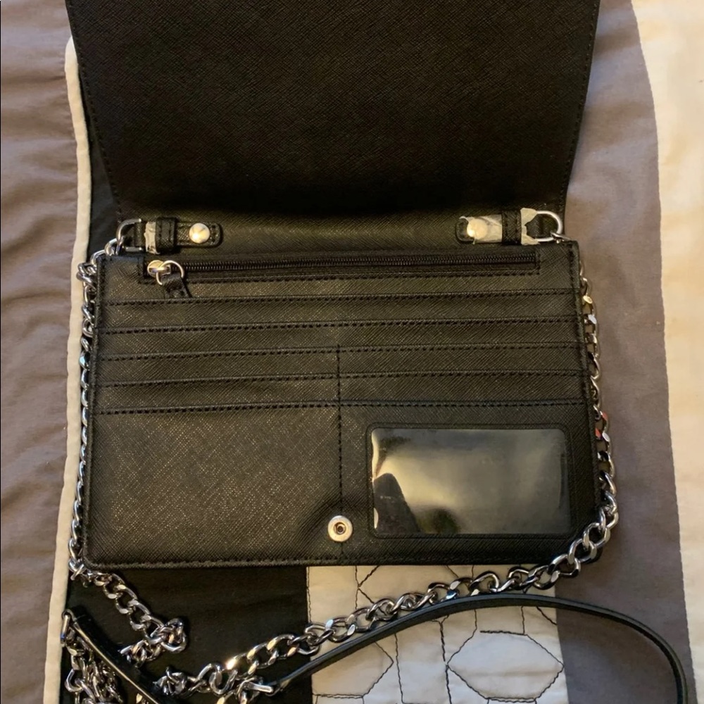 Authentic Michael Kors black crossbody handbag